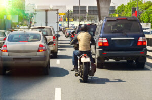 Lane Filtering on a motorcycle